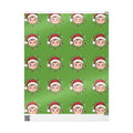 Christmas Stocking Pattern Wrapping Paper – Festive Green Holiday Gift Wrap