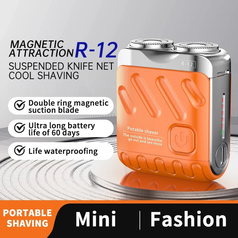 Portable Dual Head Electric Shaver