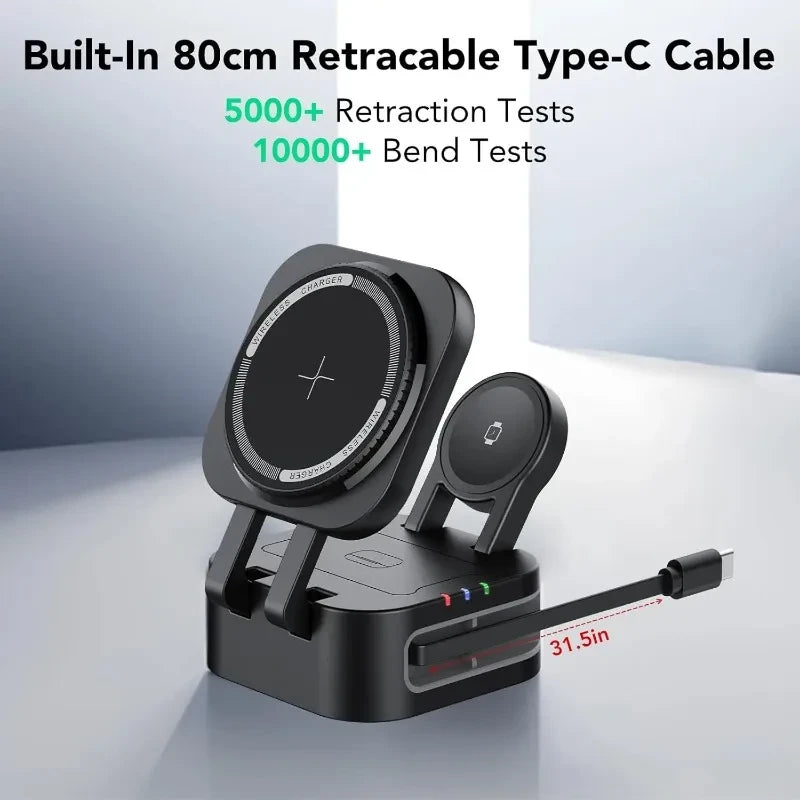 Magnetic Triple Wireless Charging Station