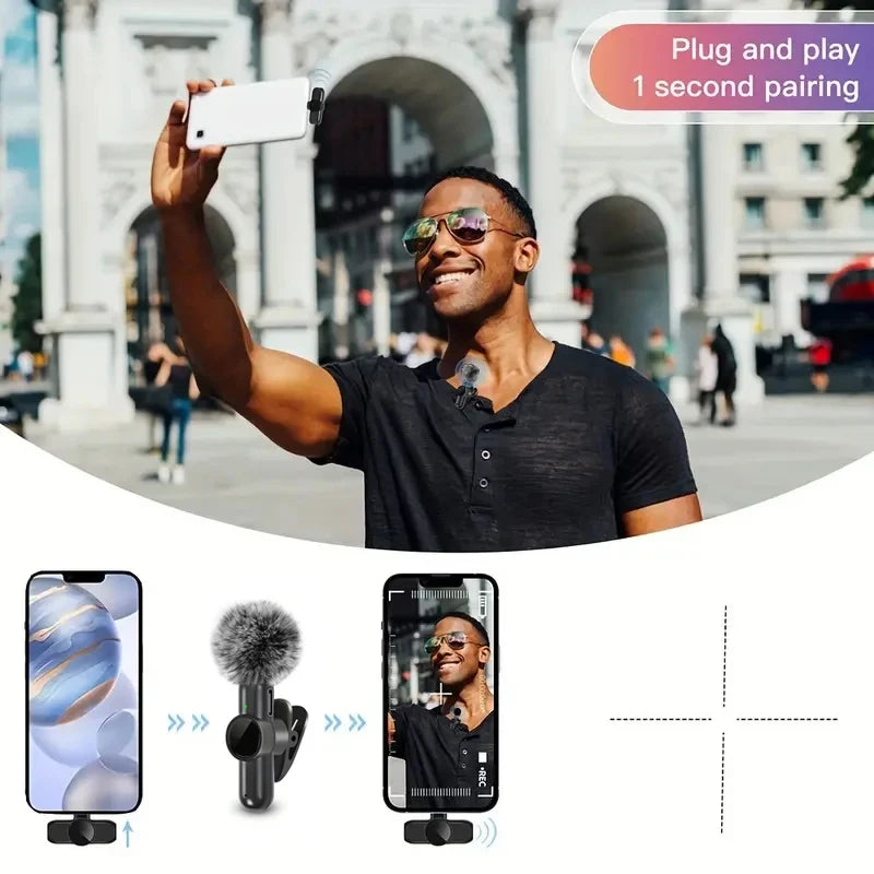 Wireless Lavalier Mobile Microphone