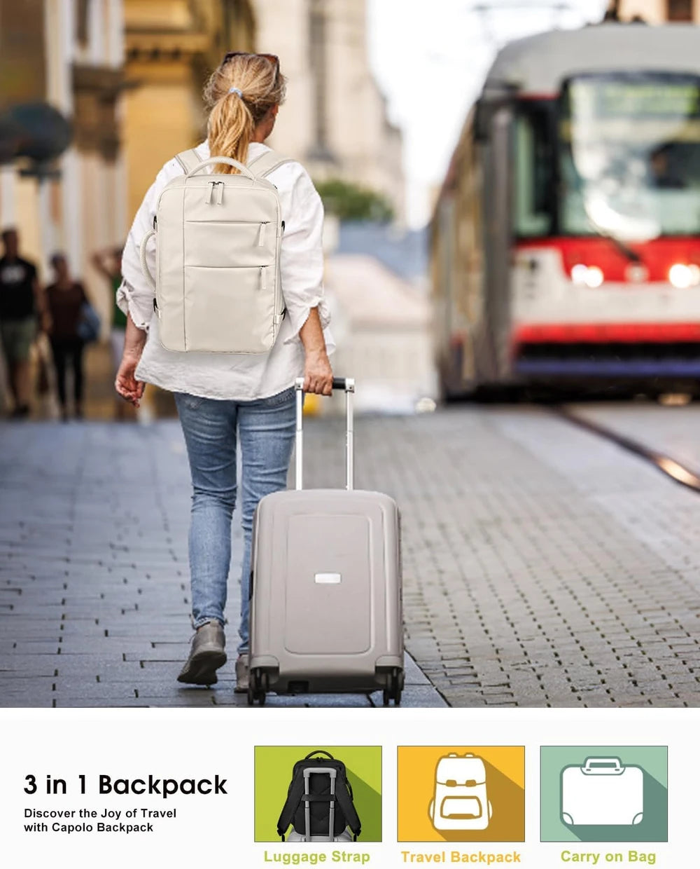 Capolo Waterproof Travel Backpack