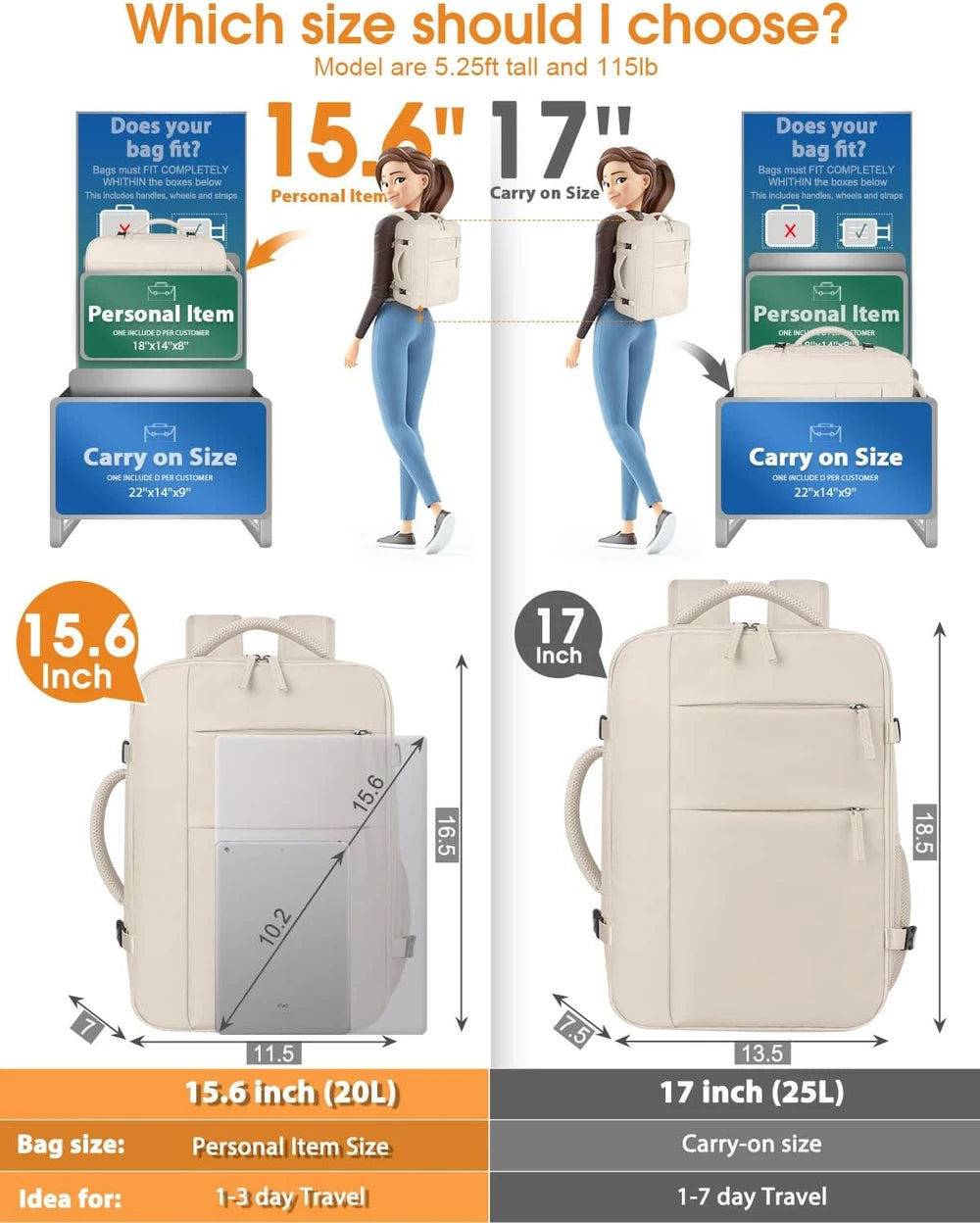 Capolo Waterproof Travel Backpack