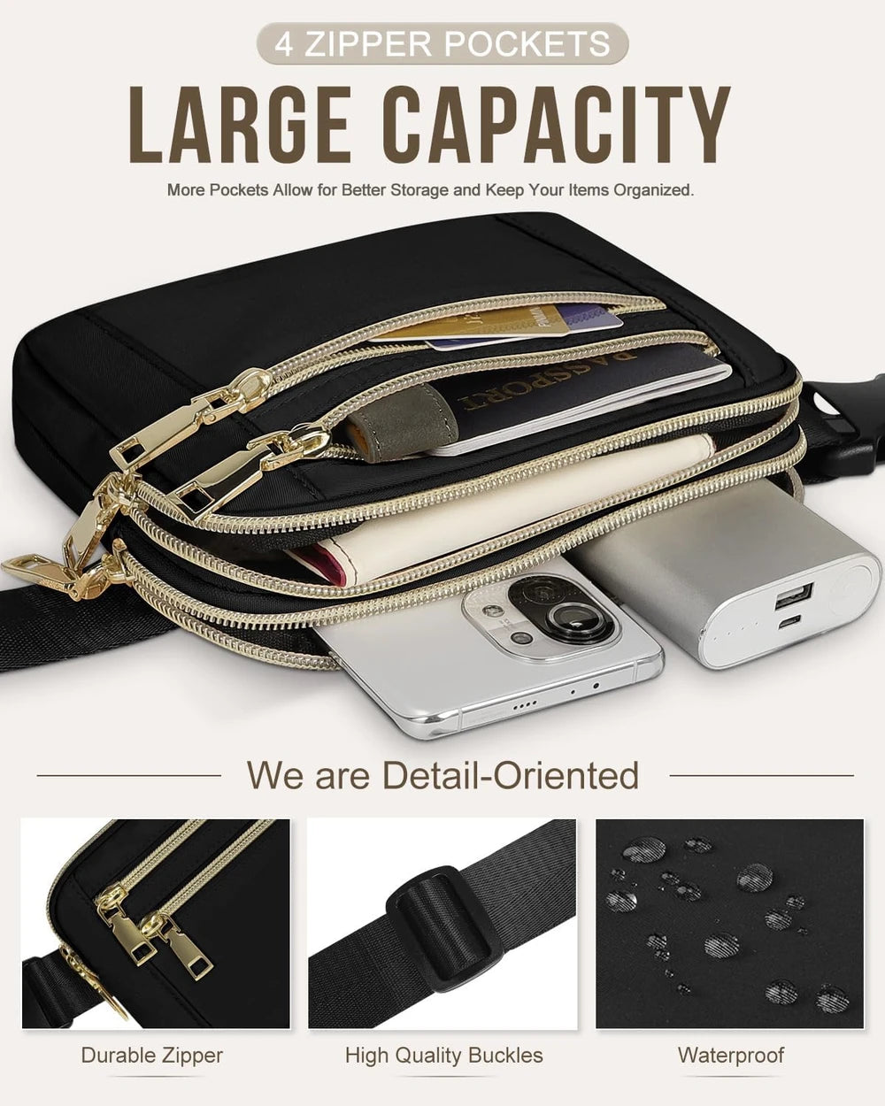 Capolo Water-Resistant Belt Bag