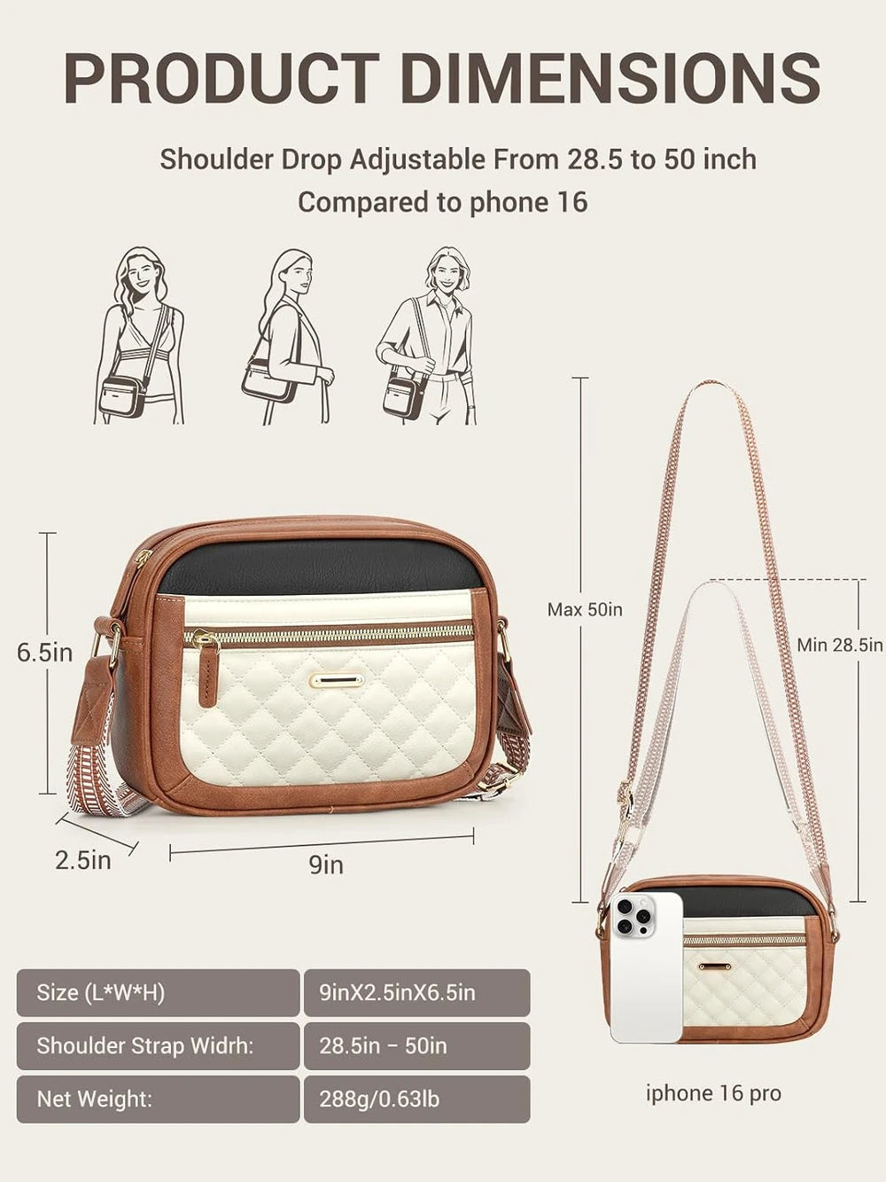 Capolo Vegan Leather Crossbody Bag
