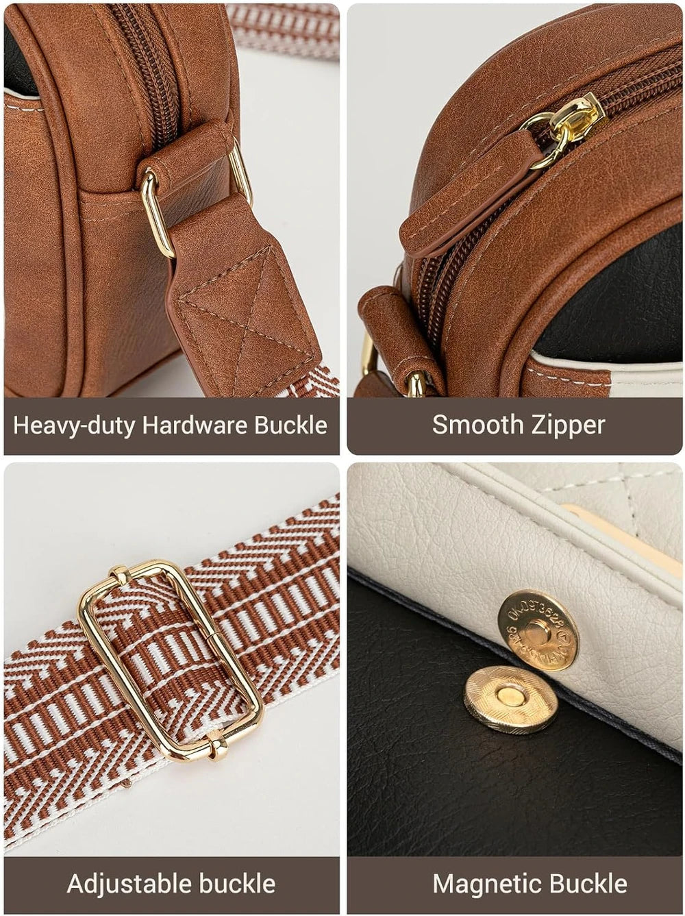 Capolo Vegan Leather Crossbody Bag