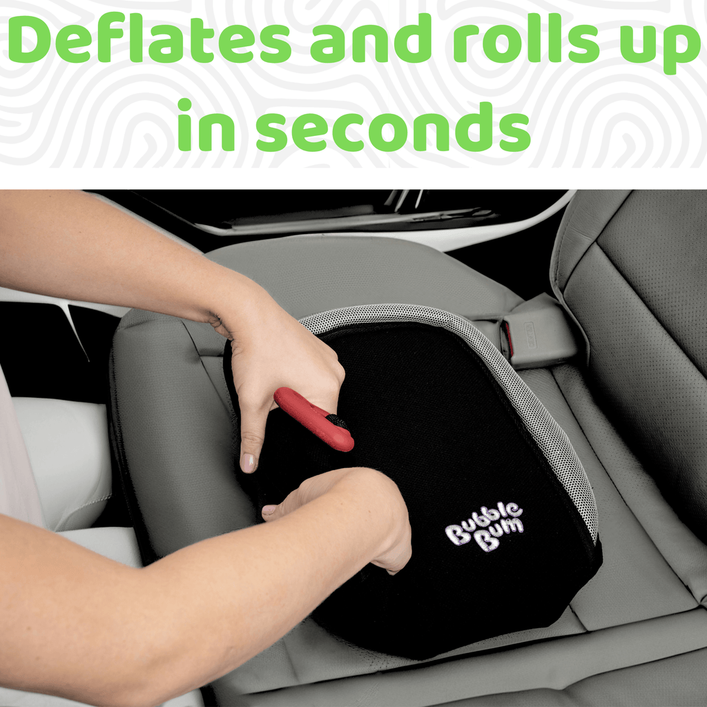 BubbleBum Inflatable Travel Booster Seat for Kids (Ages 4–11) Portable Car Booster for Taxis, Rentals & Travel ✔️