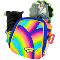 BubbleBum Inflatable Car Booster Seat - Travel Booster Seat - Rainbow Style ✔️